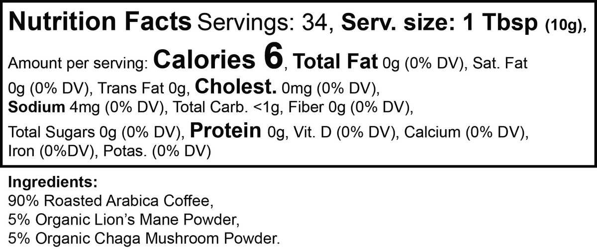 Cure 2 Mois - Café Adaptogène Moulu - Vitalité (2x340g)