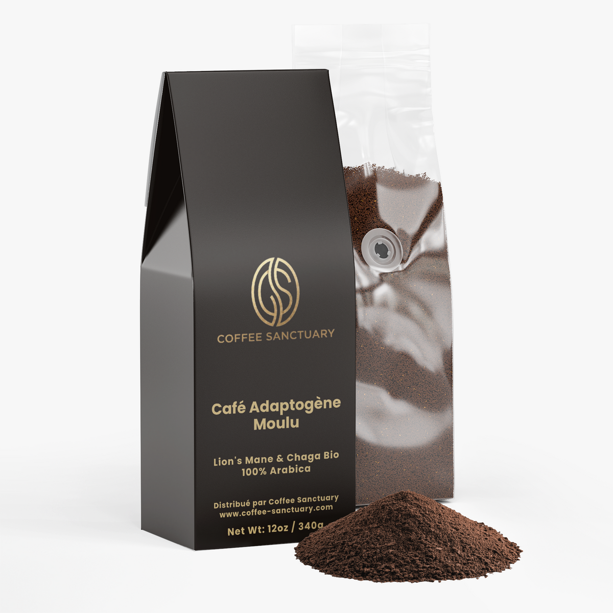 Café Adaptogène Moulu - Vitalité (340g)
