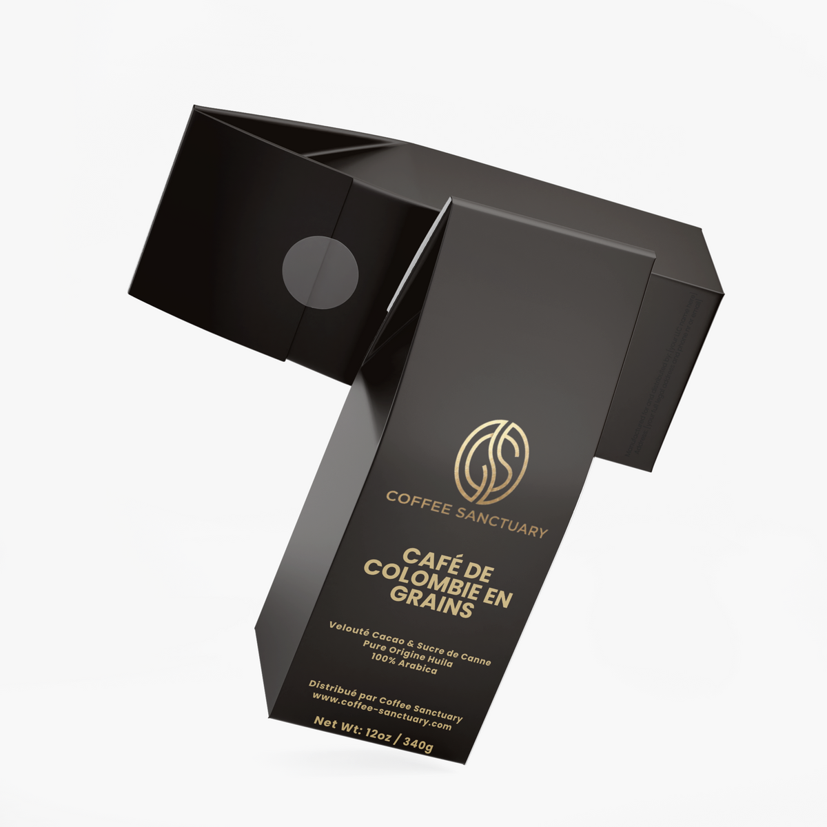 Café de Colombie en Grains Velouté Cacao & Sucre de Canne (340g)