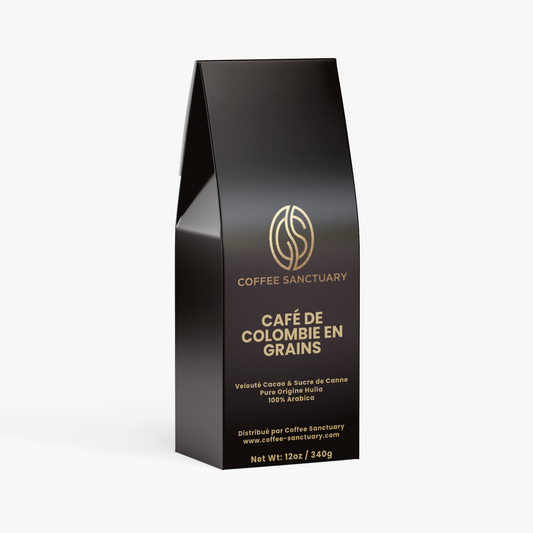 Café de Colombie en Grains Velouté Cacao & Sucre de Canne (340g)