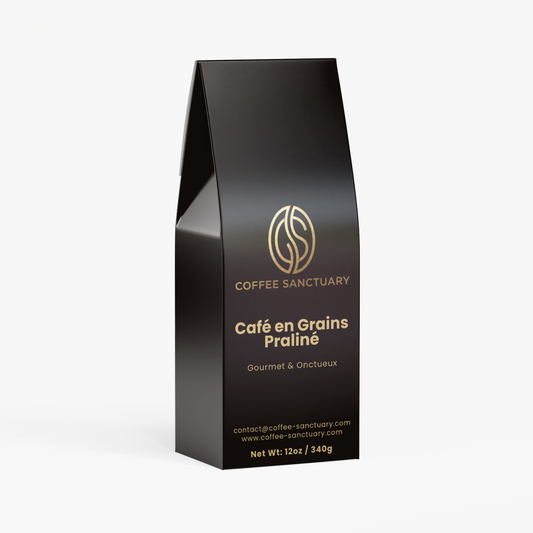 Café en Grains Praliné – Gourmet & Onctueux (340g)