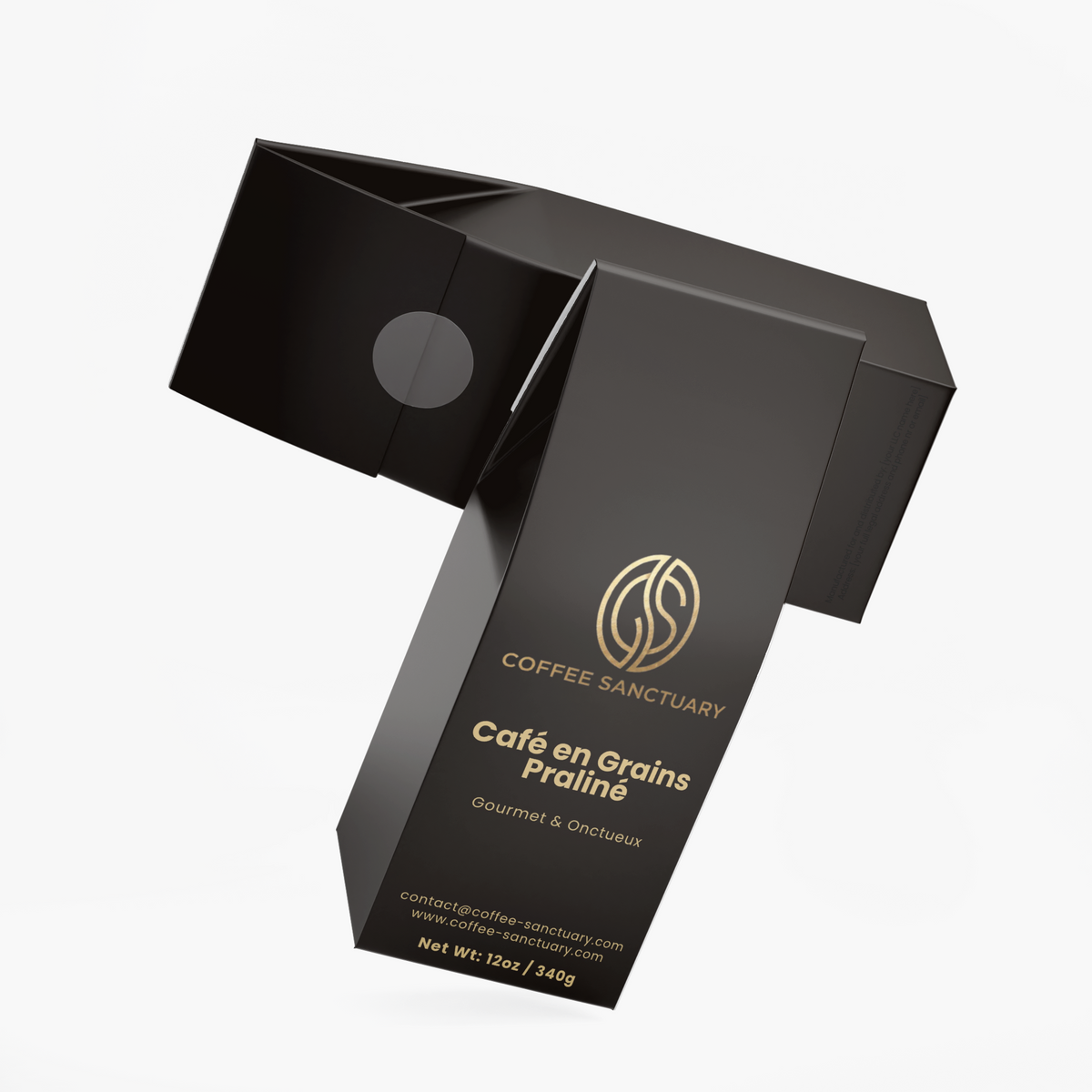 Café en Grains Praliné – Gourmet & Onctueux (340g)