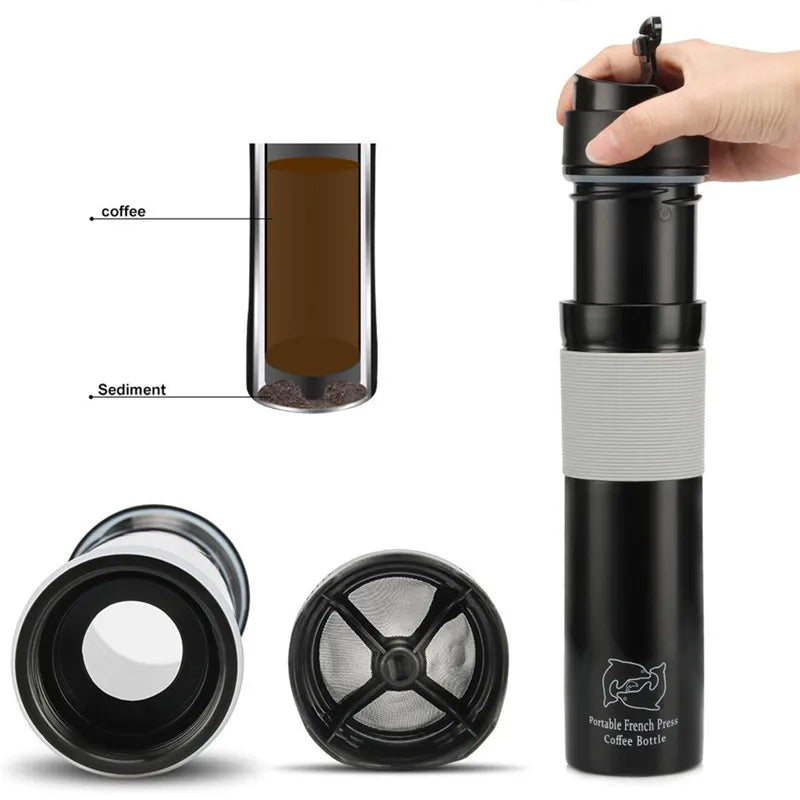 Mini Cafetière Espresso Portable Piston 8-15 Bar