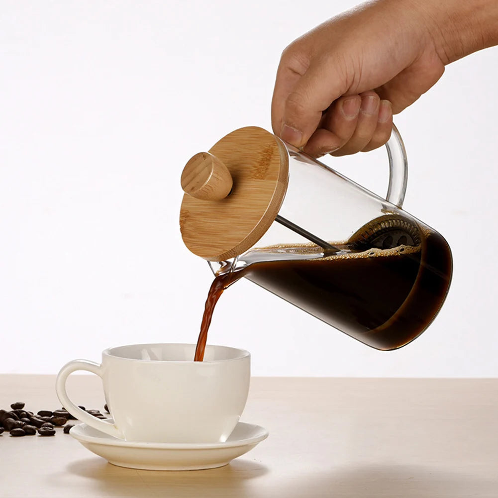 Carafe Serveur à Café en Verre Borosilicaté Barista