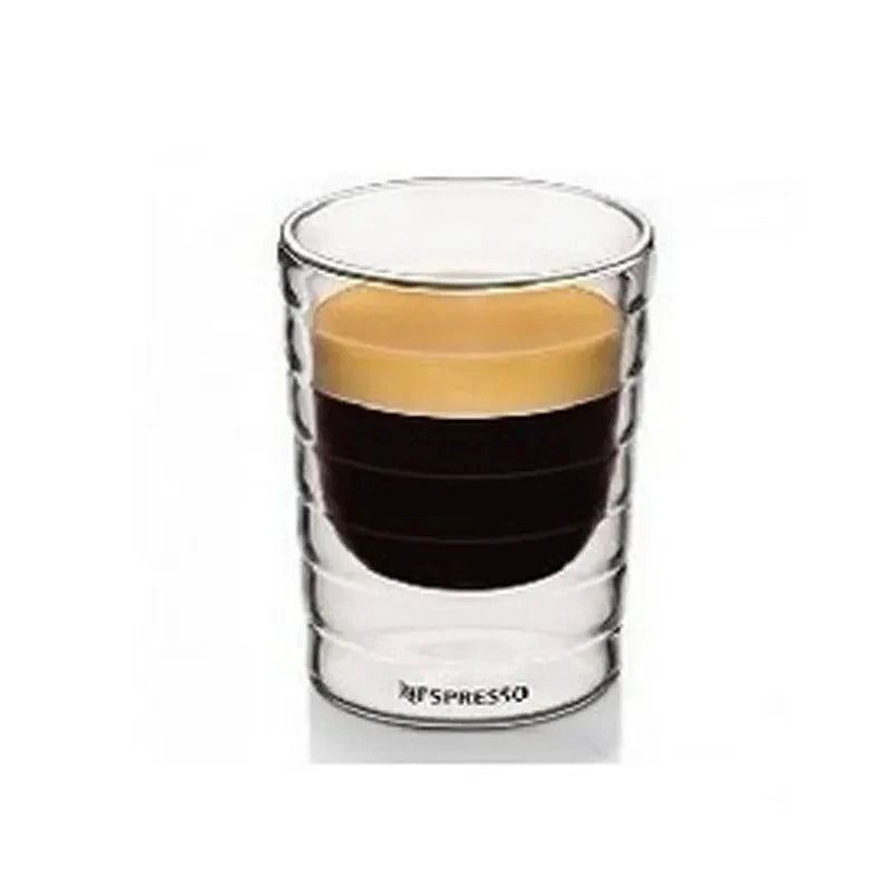 Tasses Espresso & Lungo Double Paroi Verre (Lot de 2)