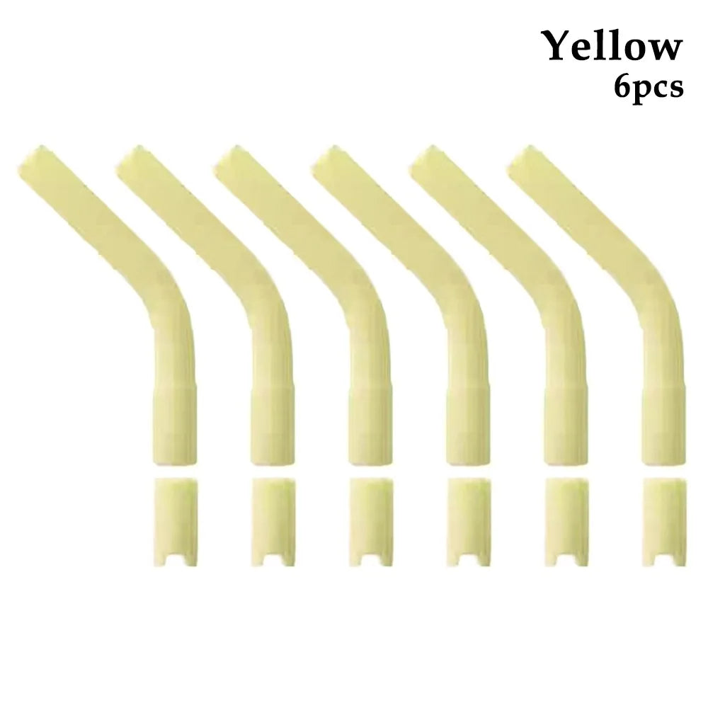 Embouts en Silicone Confort pour Pailles Inox (Lot de 6)