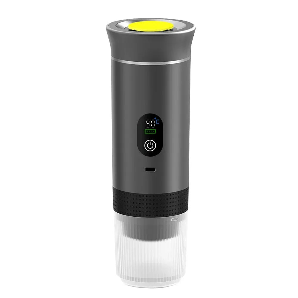 Machine Espresso Portable Électrique USB 15-18 Bar (3-en-1)