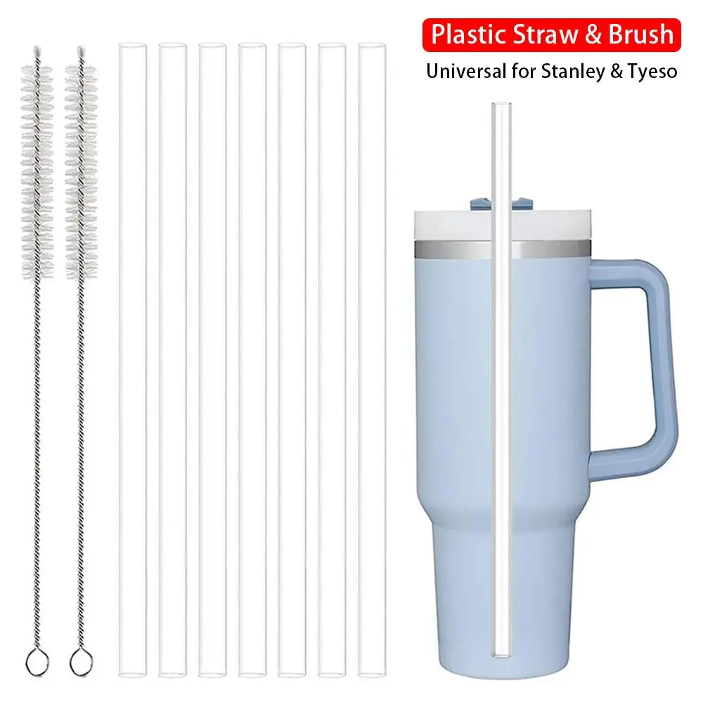 Pailles en Verre Borosilicaté Réutilisables & Goupillon