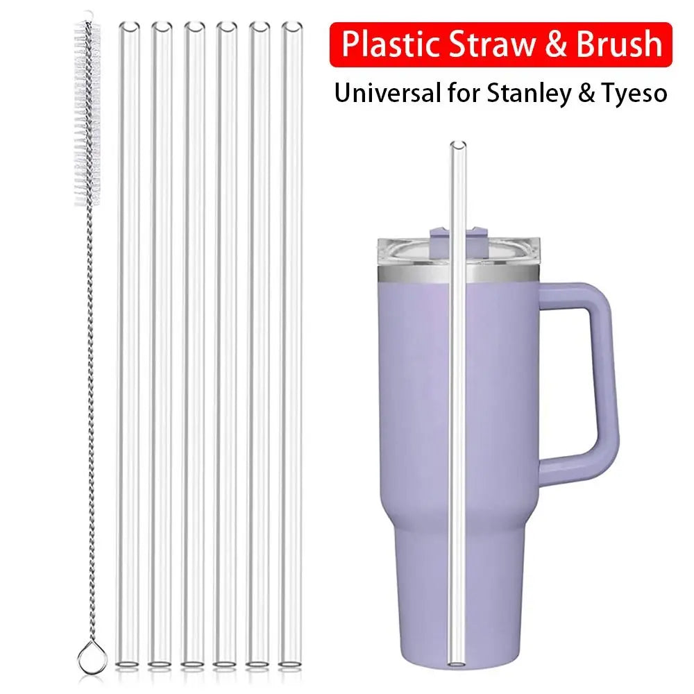 Pailles en Verre Borosilicaté Réutilisables & Goupillon