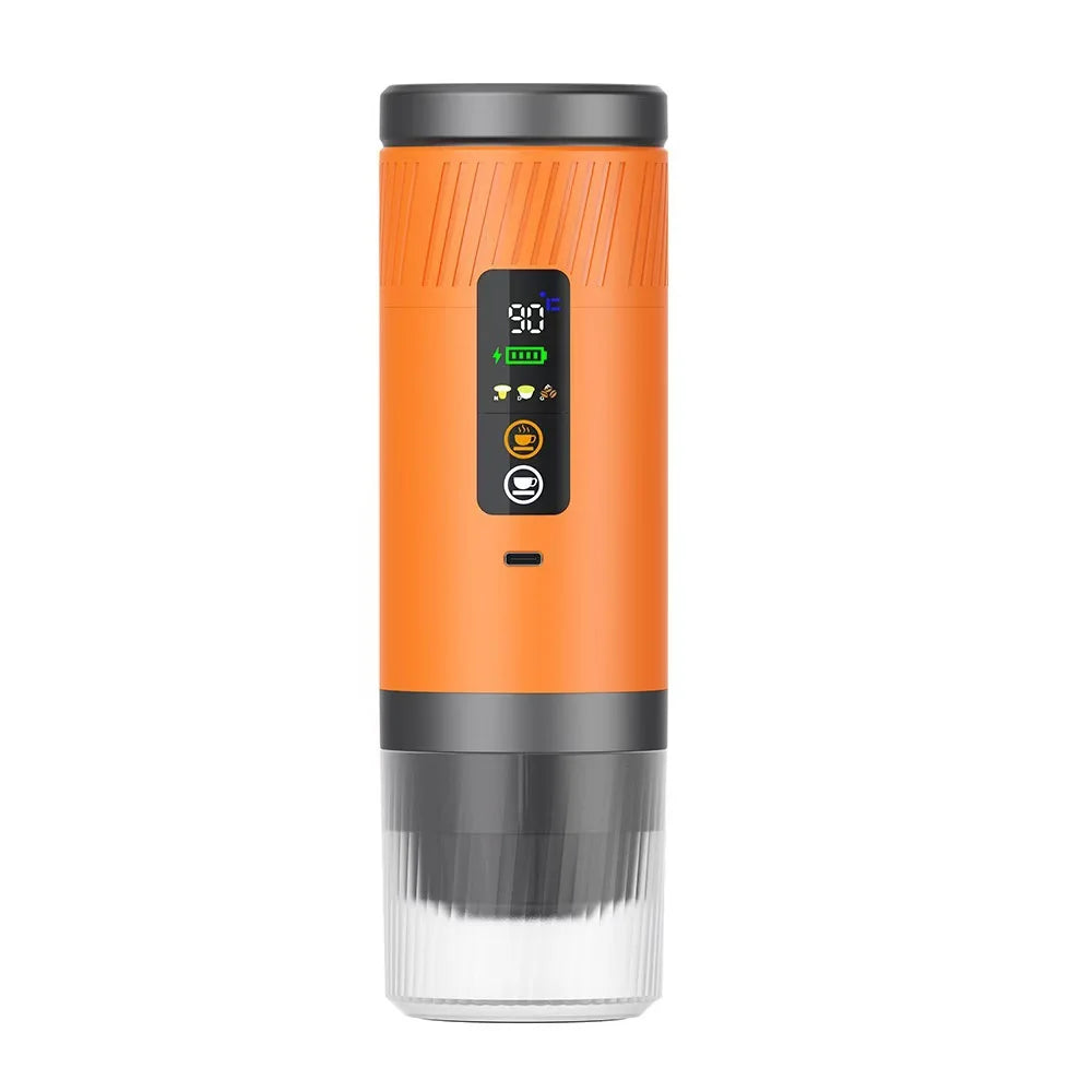 Machine Espresso Portable Électrique USB 15-18 Bar (3-en-1)