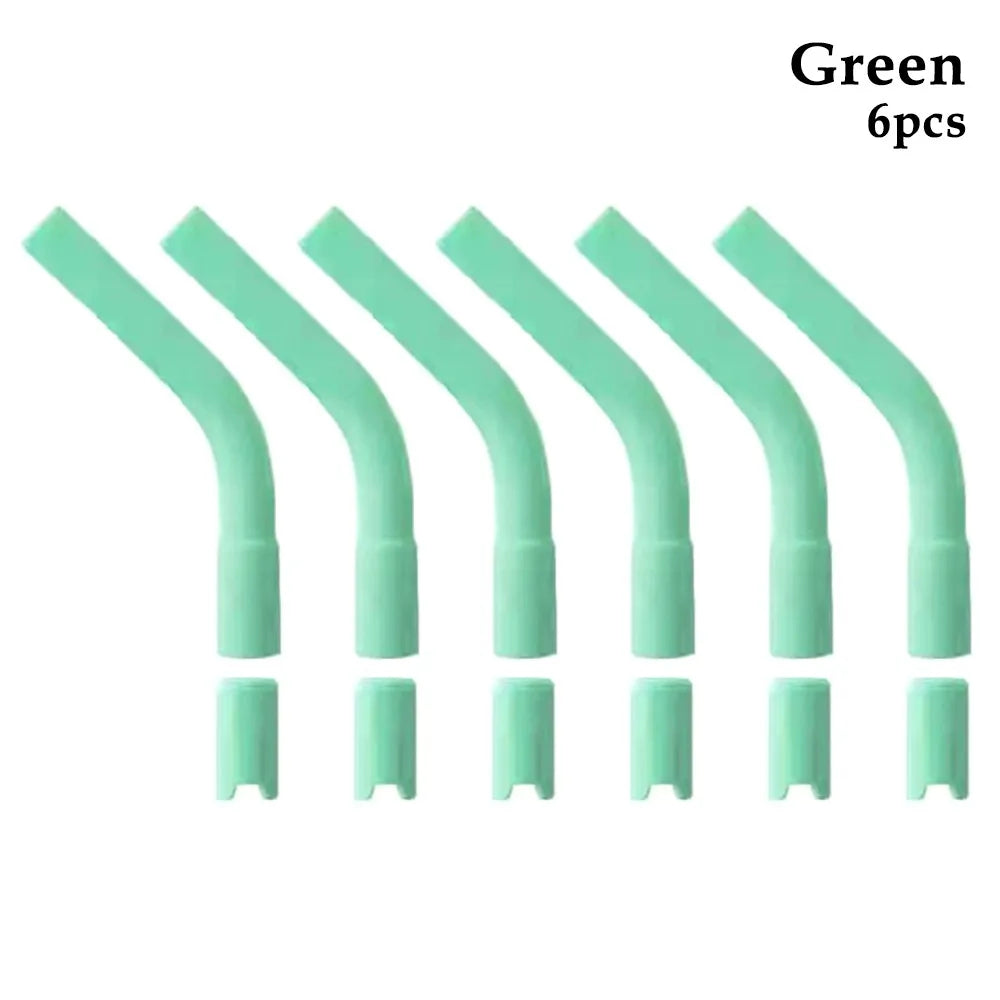 Embouts en Silicone Confort pour Pailles Inox (Lot de 6)
