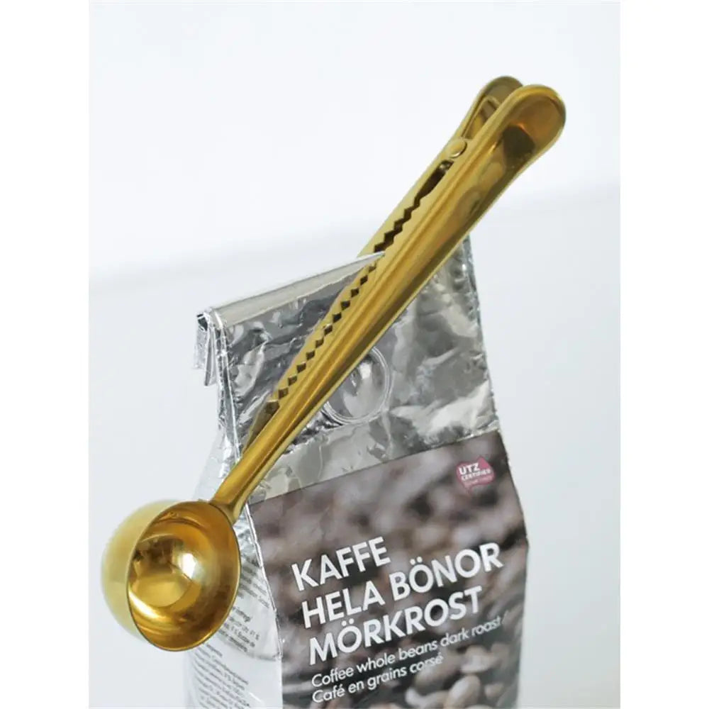 Cuillère Pince à Café Dorée Signature Barista