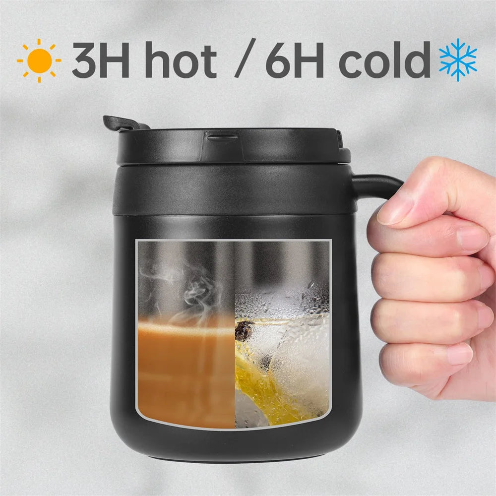 Mug Isotherme avec Anse Barista Inox