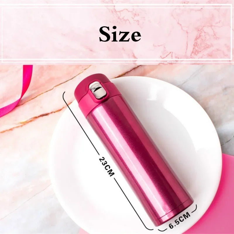 Bouteille Isotherme Clapet Pop-Up 500ml Barista