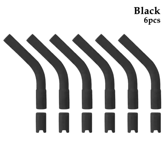 Embouts en Silicone Confort pour Pailles Inox (Lot de 6)