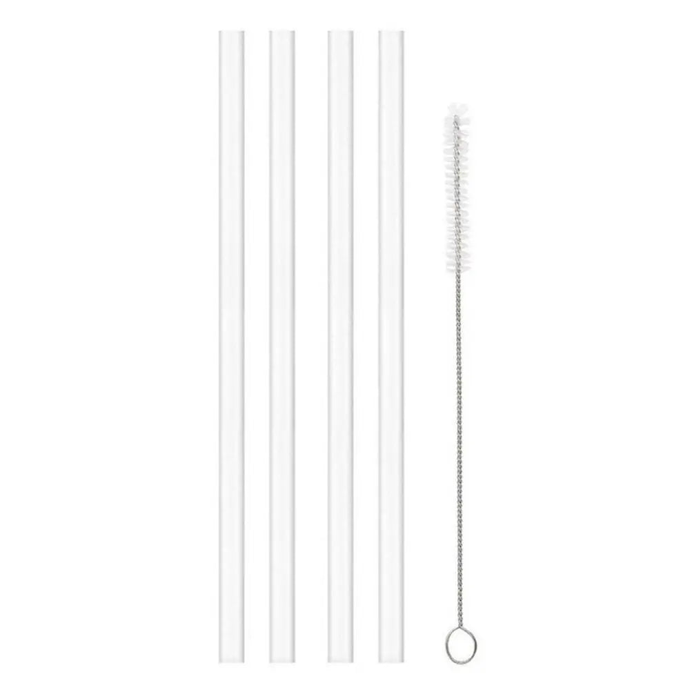 Pailles en Verre Borosilicaté Réutilisables & Goupillon