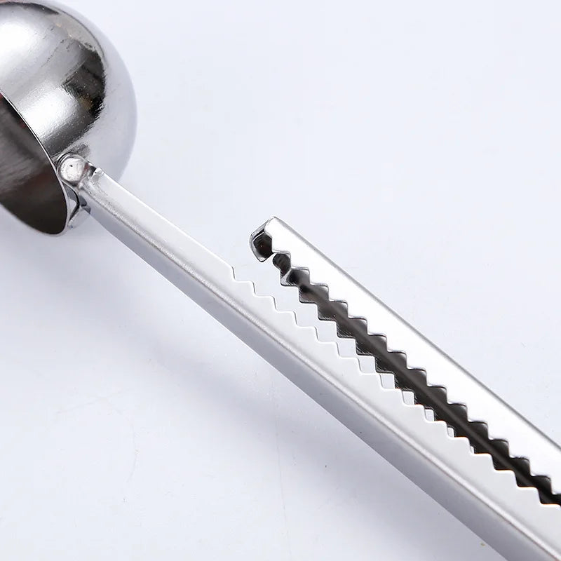 Cuillère Doseuse & Pince Hermétique en Acier Inox Barista