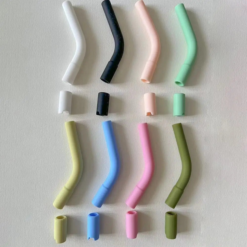 Embouts en Silicone Confort pour Pailles Inox (Lot de 6)