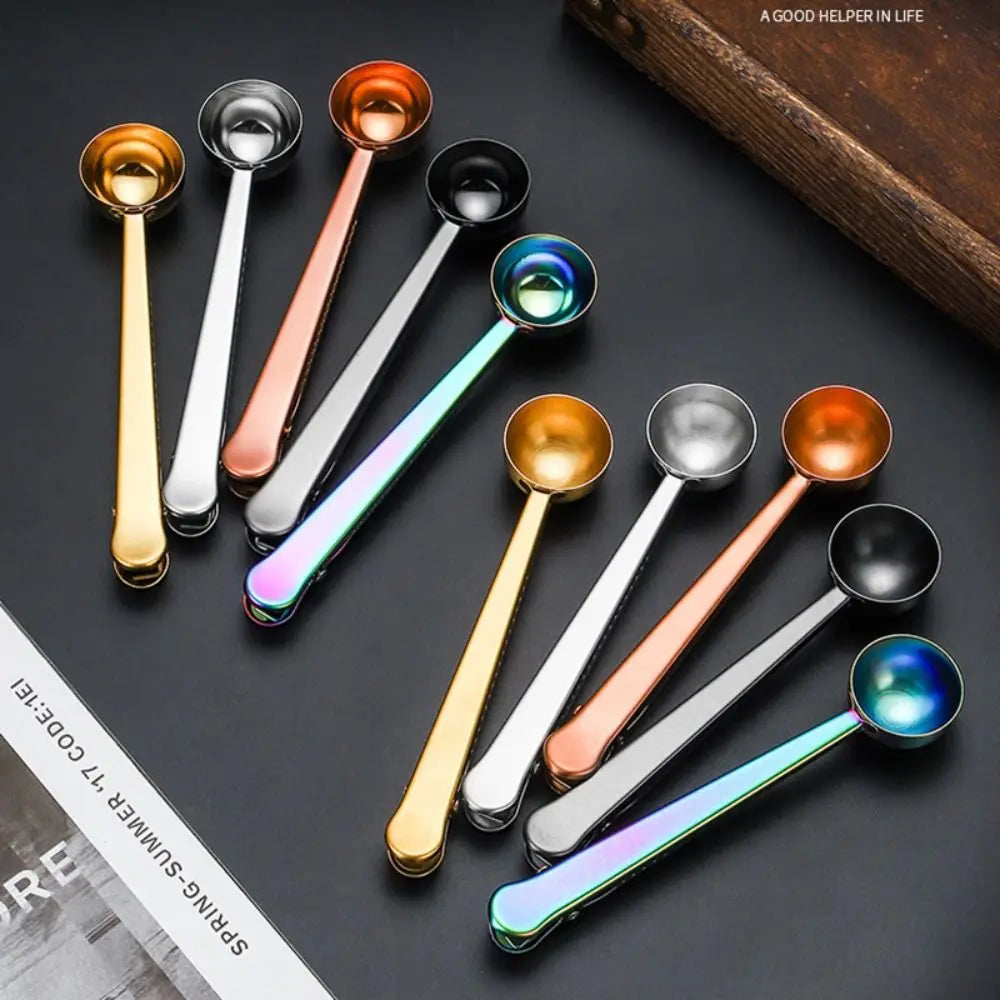 Cuillère Pince à Manche Long en Inox Barista