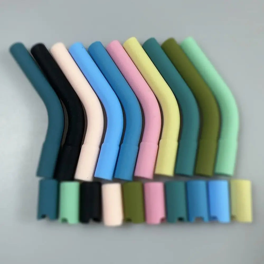 Embouts en Silicone Confort pour Pailles Inox (Lot de 6)