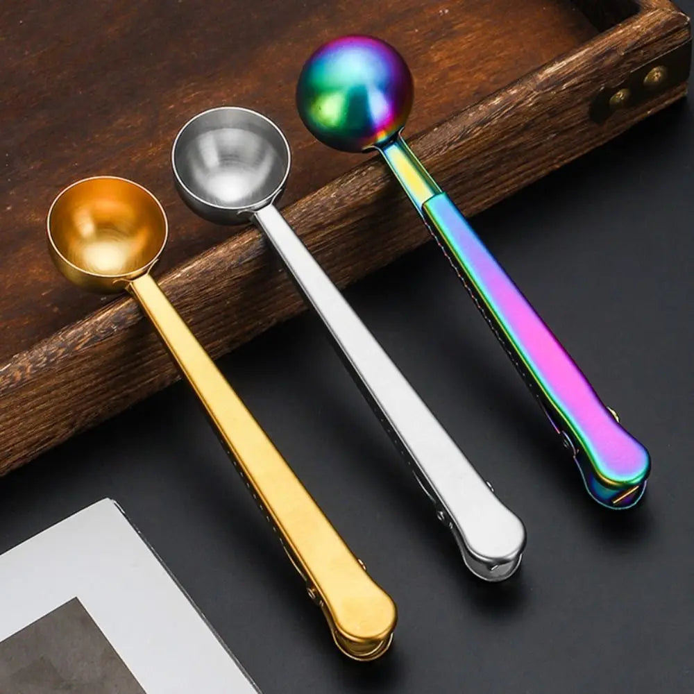 Cuillère Pince à Manche Long en Inox Barista
